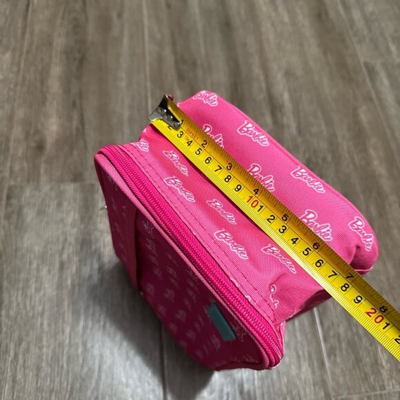 Like new Posh peanut Barbie lunchbox pink cooler lunch box logo print container - Picture 8 of 11